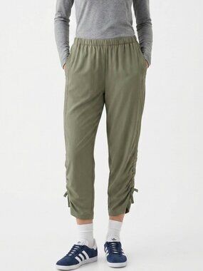 Chico's Pants Green Jogger Athleisure Sporty Casual Travel 2 (L/12)